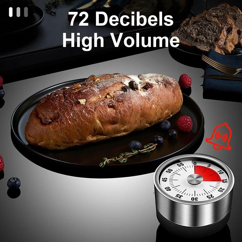 Sounding Visual Countdown Clock Magnetic Rotating Timer Kitchen Tool Mechanical Timer Study