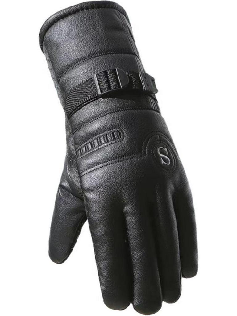 Gants d'hiver résistants au froid pour hommes: Imperméable, résistant au gel, en coton PU épais pour la conduite de moto, efficace jusqu'à -40°.