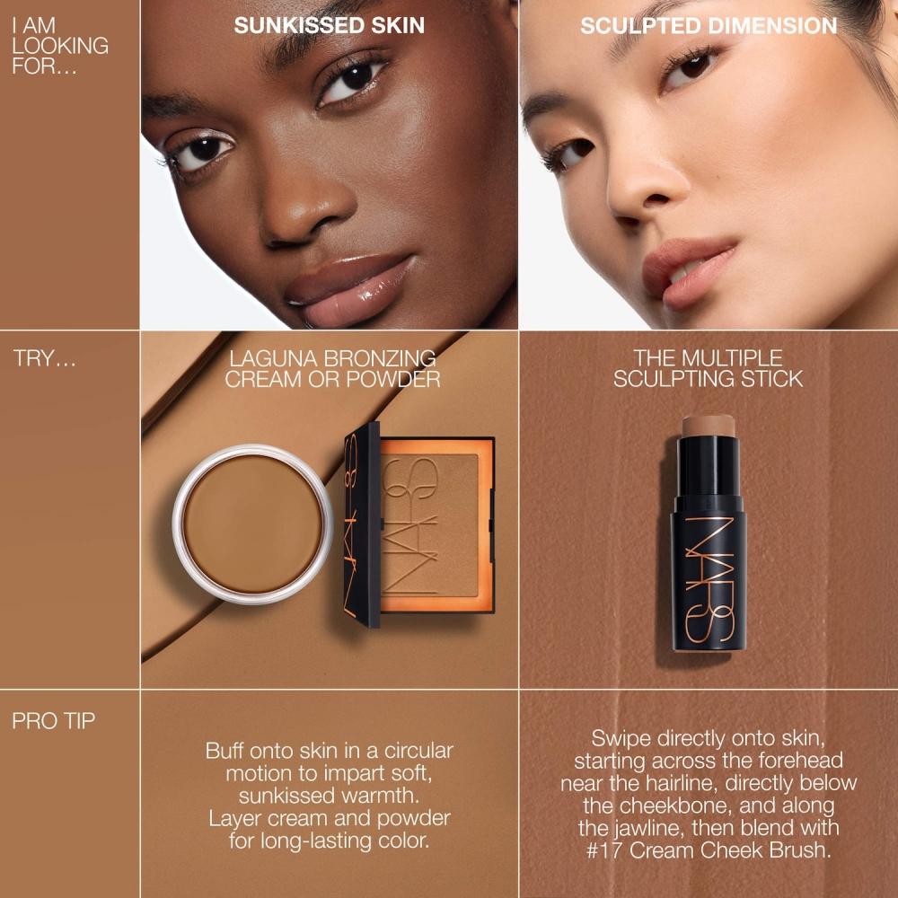Nars The Multiple SculptinG Contour Stick Cayman Deep 0.28 Oz 8 G