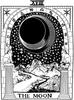 Indian Consigners Tarot Cards Tapestry Black & White The Sun Small Cotton Posters Medieval Europe (100 CM x 75 CM) (The Sun B/W)