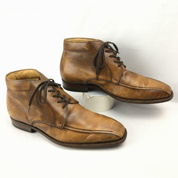 

VAN LIER Handmade All Leather Chukka Boots Brown Size 7.5 26.0 Men’s(USED)