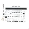 Dovetail Jig Wood Scribe Tool Set Carpentry Multipurpose Professional Aluminum Alloy
