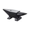 Cast Steel Anvil, 22 Lbs(10kg) Single Horn Anvil with Large Countertop and Stable Base, High Hardness Rugged Round Horn Anvil Blacksmith, for Bending,