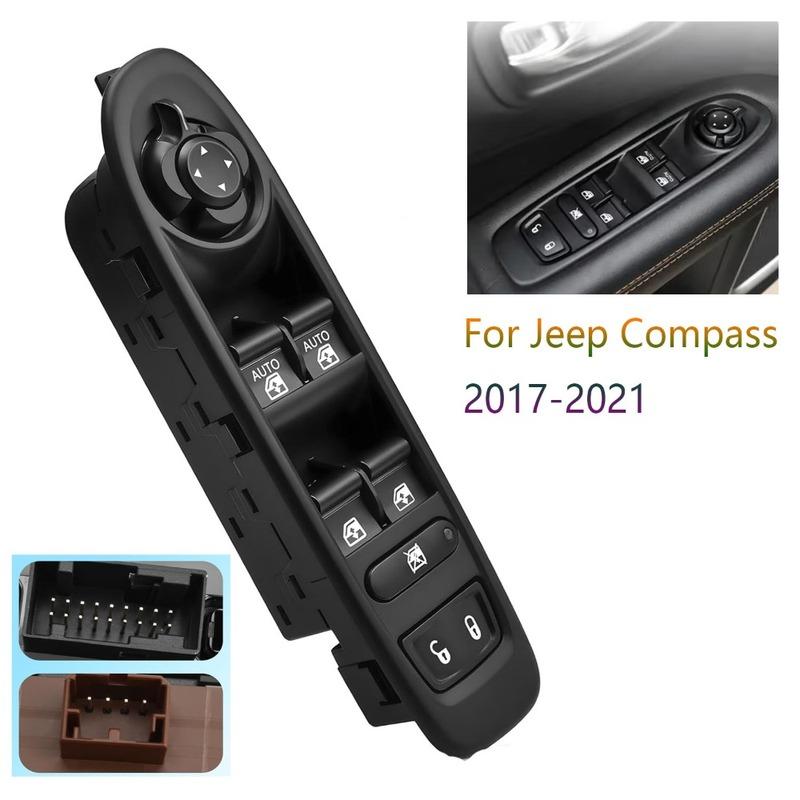Car Accessories for Jeep Compass 2017 2018 Front Left Electric Power Window Switch Lifter Control Button Parts