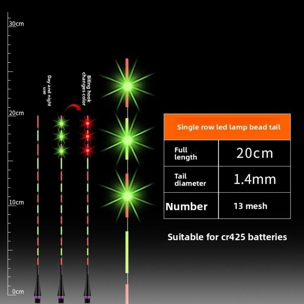 

Super Bright LED Smart Float Ultra Sensitive Electronic Design Luminous Float Top Luminous Smart Technology Electronic Floats Biting hook discolor