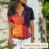 JPNTKY Women's Fashion Casual V-Neck Short Sleeve Blouses & Shirts