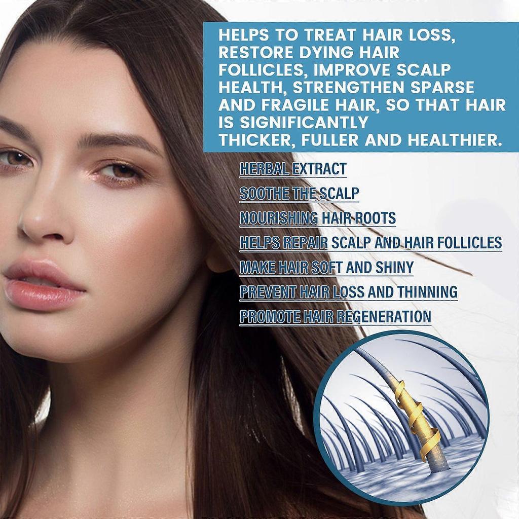 Limited time!!Ouhoe Anti-Hair Loss Density Essence - Nourishes Hairline, Moisturizes Dry Hair, Repairs Hair Roots, And Promotes Hair Growth