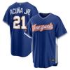 Mens Embroidered Baseball T-Shirt Venezuela Team WBC 2026 Short Sleeve Sportswear Loose Fit Cotton Blend