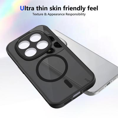 For Xiaomi Redmi Note 15 Pro 4G Magsafe Wireless Charge Lens Protector Matte Case Cover Fundas for Redmi Note 15 Pro 5G Coques
