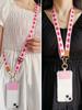 Einfacher Ins-Stil Crossbody Handytasche Lanyard Riemen Universelle Dichtung Handy Lanyards für Alle Handyhüllen Zubehör Anhänger