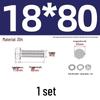 STINXU Stainless Steel Hex Head Bolt & Nut Set