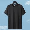 Short-sleeved T-shirt Men's Thin Ice-feeling Elastic Ice Silk T-shirt Casual T-shirt Men's Short T-shirt Large Size