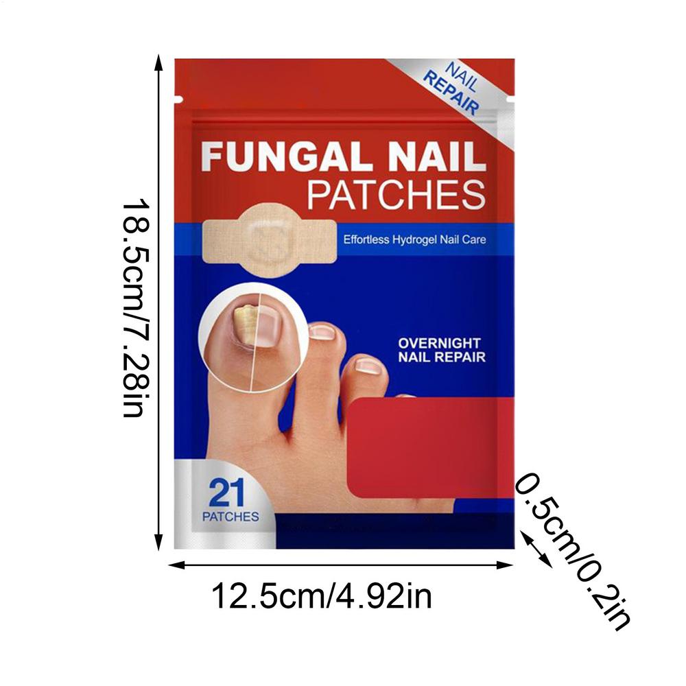 NailFungus Patch Waterproof Nail Repair Patch Ingrown Correction Sticker Damaged Nail Gray Care Patch Feet Care Tools
