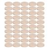 50PCS Round Wooden Circles Unfinished Surface 1.2 Inch Diameter Wood Slices 5mm Thick Wood Wood Cutouts Wood Carving