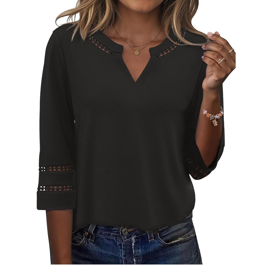 Damenbluse Modisches und lässiges T-Shirt-Top
