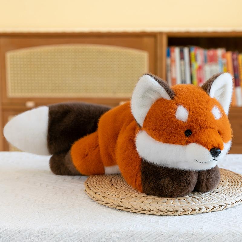 

Милая плюшевая игрушка лиса, офисная подушка для сна, подвеска, детская подушка для комфорта, украшение для автомобиля, сувенирный подарок 35cm【0.33kg】