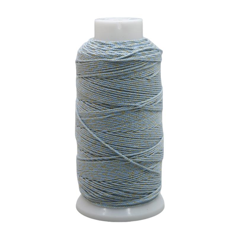 Large Roll 100G Gold Hand Rubbing Cotton Thread 1.0Mm Tibetan Hand Rope Tassel Thread Diy Wenwan Bodhi Special Braided Thread