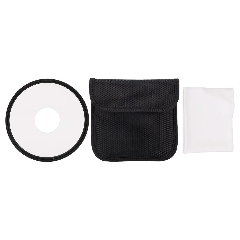 77mm Center Exposure Lens Filter Center Spot Hole Exposure Special Effect Filter for Photography