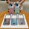 Shimmering Leopard Print Phone Case for Samsung Z Flip 8 flip7 fe Galaxy Z Flip 7 6 5 Silver-edged Side Buckle Protective Cover