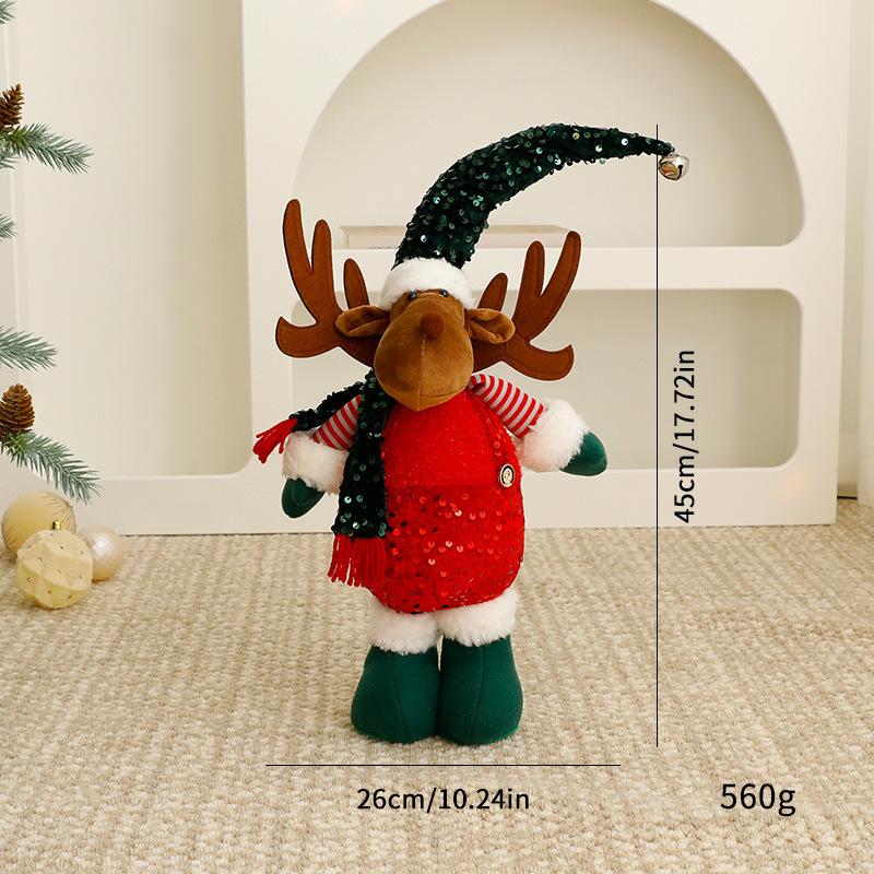 Christmas Reindeer Ornament - Festive Indoor Desktop Decoration 