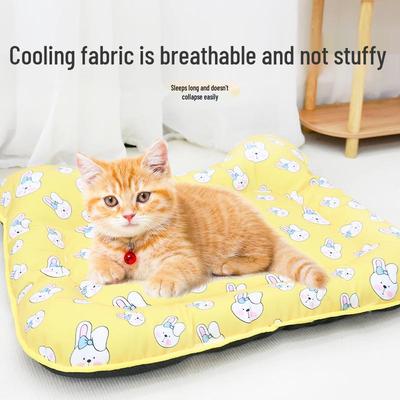 Summer Ice Silk Cooling Mat for Pets - Breathable Dog & Cat Sofa Mat