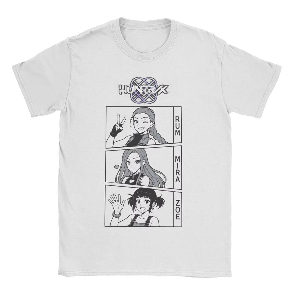 Summer Men Women Huntrix T Shirts Kpop Demon Hunters  Cotton Clothes Creative Short Sleeve Round Neck Shirt Graphic T-Shirts Top