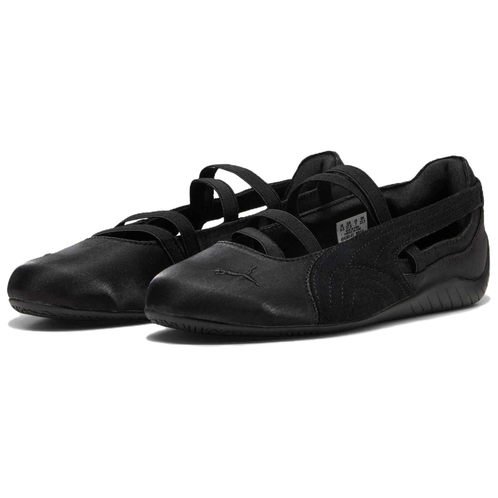 

Новые PUMA Speedcat Ballet Черный Крутой Темно-серый Сатин Женские 404383-01 37