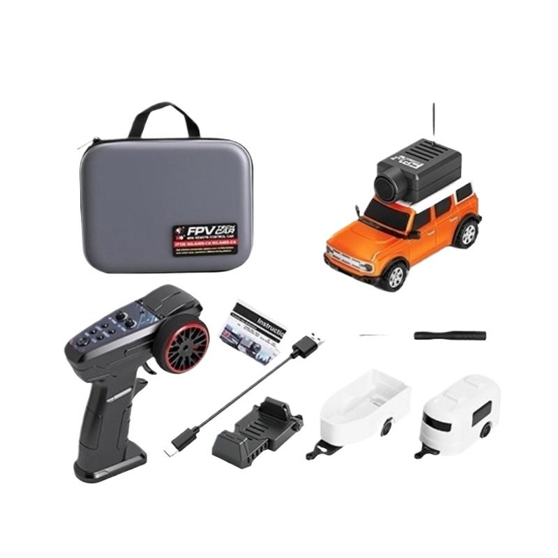 WLtoys 1:64 Mini RC Car with 720P FPV Camera WiFi APP Control Remote Control Racing Car First-Person View Toy Gift for Kids