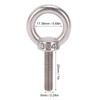 10Pcs Eye Bolt 304 Stainless Steel Lifting Round Ring Screw Fastener Hardware M6x25