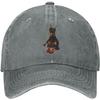 DoberUnisex Pinscher Puppy Baseball Cap Washed Denim Casual Adjustable Hat for Unisex