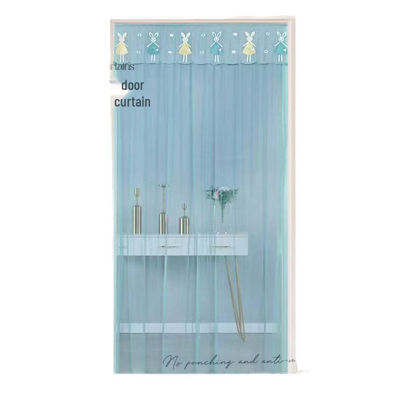 Magnetic No-Drill Anti-Mosquito Door Curtain with Automatic Closing
