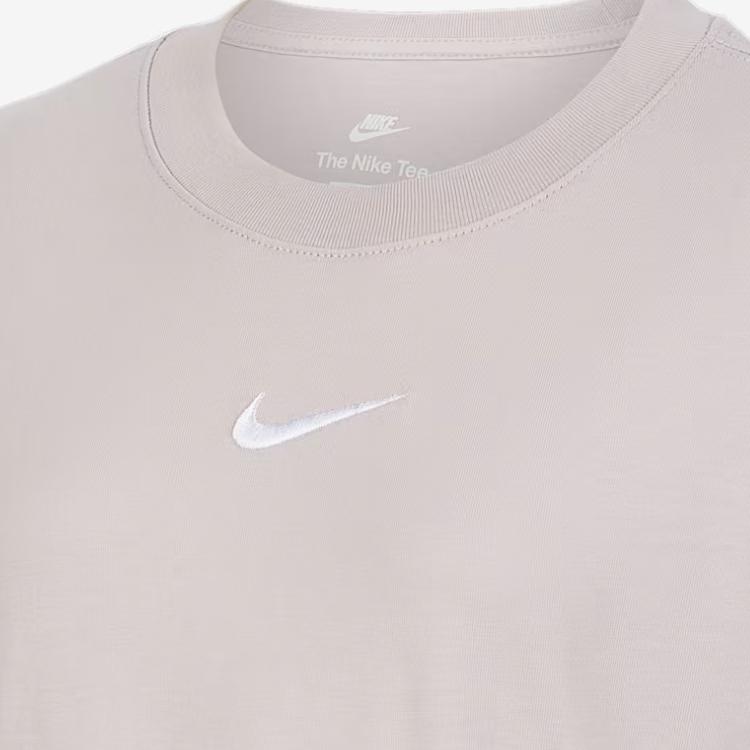 Nike Sportswear T-Shirt Essential Simple Versatile Trendy Short Sleeve Kids Tops FZ5539-019