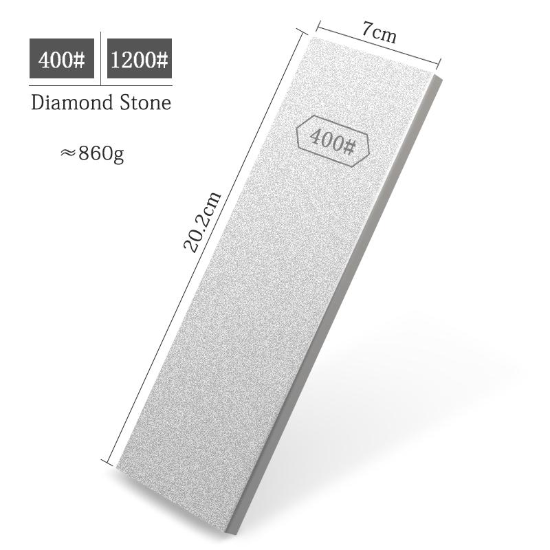 Sharpening Stone Holder Set Diamond Grit 240-1000# Two-sided Grindstone Whetstone Base Fix Bracket Non-slip Sharpener Dock Steel