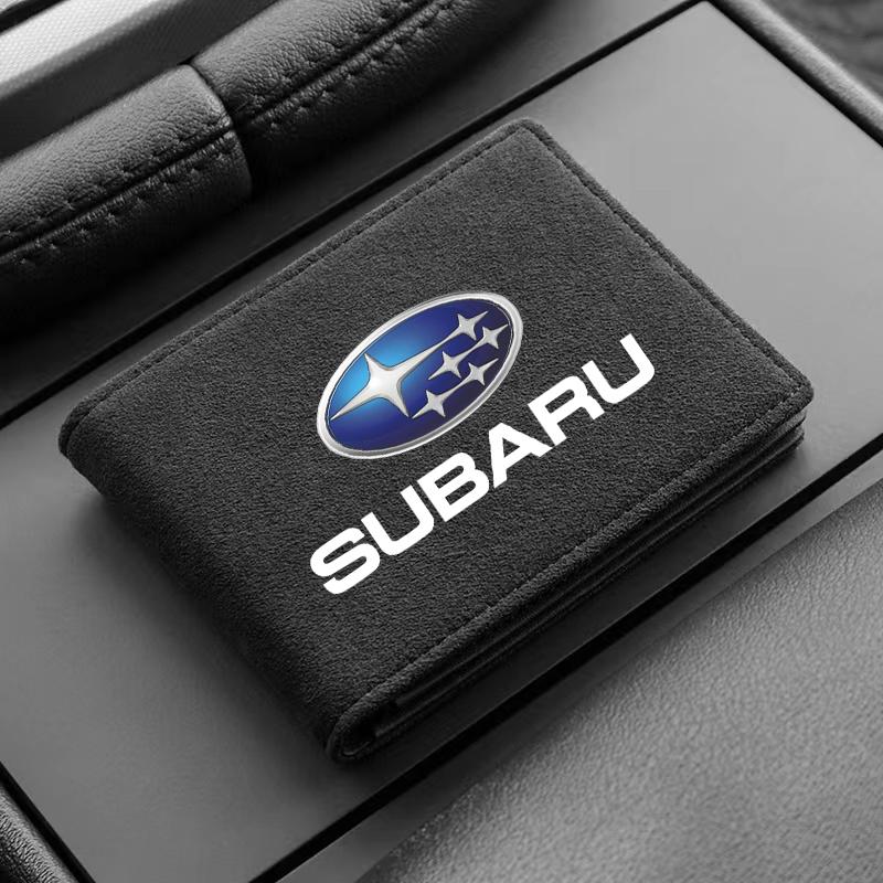1 Stück Autoemblem Führerscheinhülle ID Kreditkartenhalter Für Subaru Forester SG5 SH SJ Impreza XV Legacy Outback WRX STI GC8 Tribeca