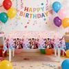 Birthday Party Decoration Kit K-Pop Themed Garland Tablecloth Paper Plates Napkins Eco-Friendly Disposable Tableware Easy Clean-Up Party Supplies