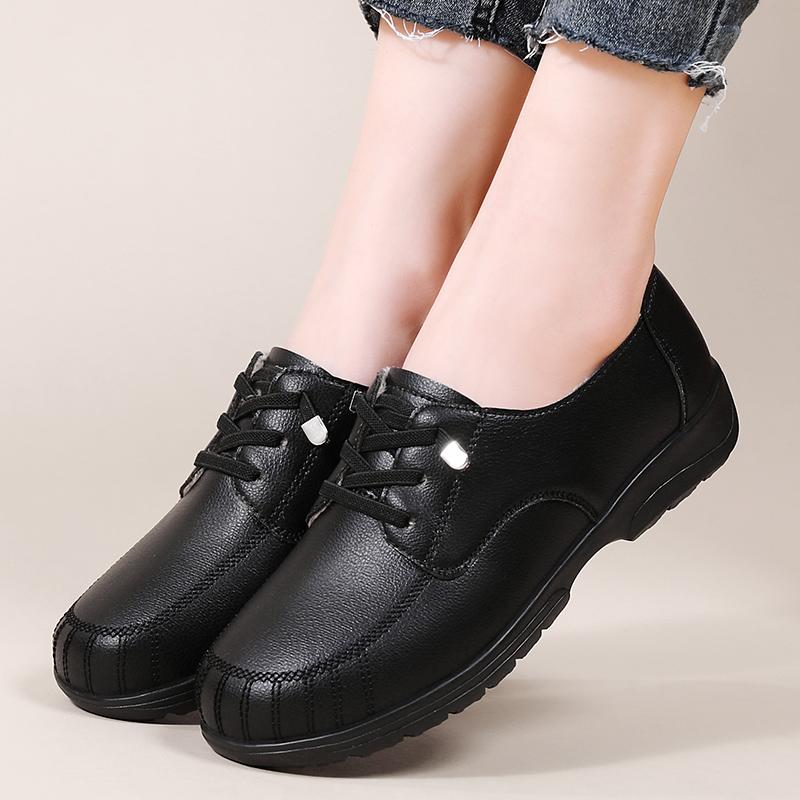 

Женские мокасины на плоской подошве, повседневные черные минималистичные мягкие зимние теплые меховые туфли для мамы EU: 36 чёрный