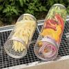 2PCS Rolling Grill Baskets for Outdoor Grilling - Round Grilling Accessories BBQ Large Vegetable Grill Cage Cylinder Stainless S