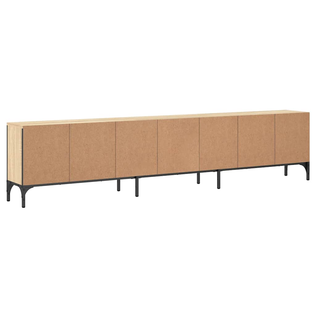 TV Cabinet with Drawer Sonoma Oak Finish 200 x 25 x 44 cm Engineered Wood
