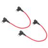 2 Satz TIPM Bypass Kabel Sicherungsadapter Halter 14AWG 20AMP Reparatur Kraftstoffpumpenrelais Zubehör