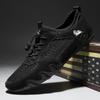 Men's Summer Mesh Leather Casual Sports Shoes - Octopus Lazy Design, Large Size