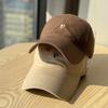 Spring and Summer New Niche Embroidered Letter Soft-top Baseball Cap for Men and Women, Wide Brim, Face-slimming Duckbill Cap, Large Head