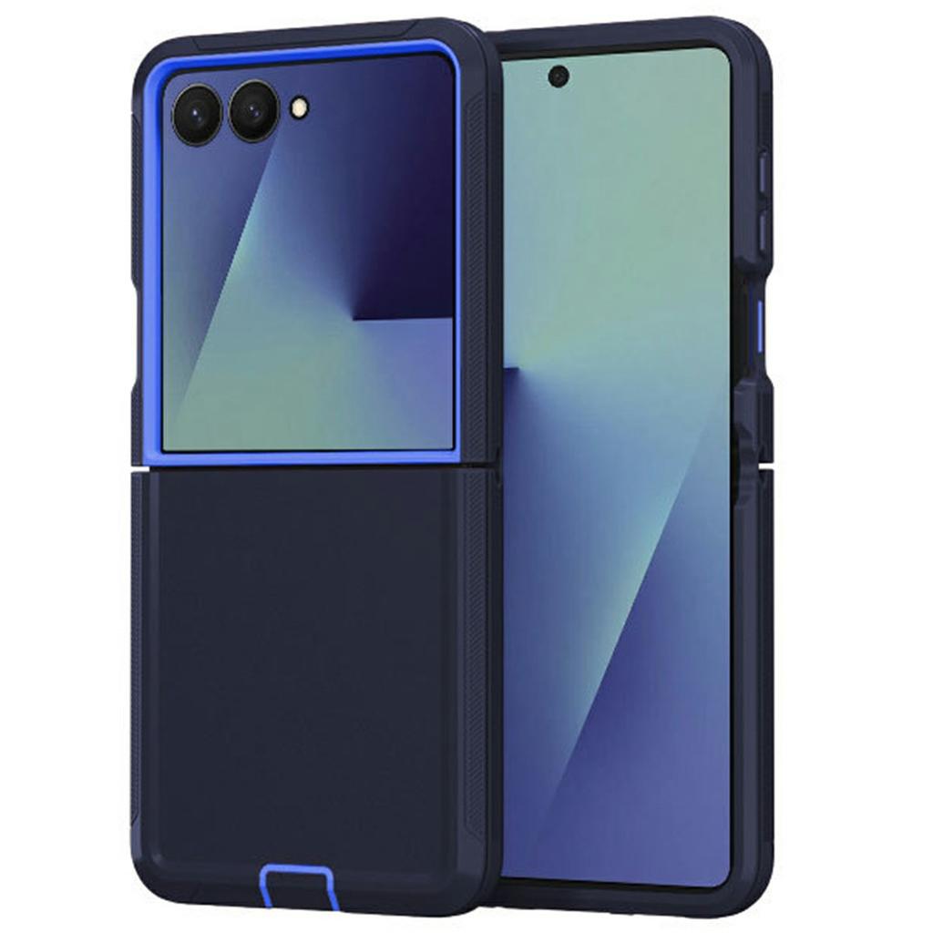 For Samsung Galaxy Z Flip7 5G Case Detachable PC + TPU Drop-Proof Back Cover