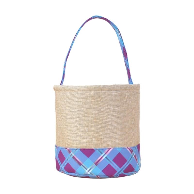 

Halloween Candies Basket Large Capacity Portable Cloth Candy Bucket Storage Container For Kid Home Decoration
