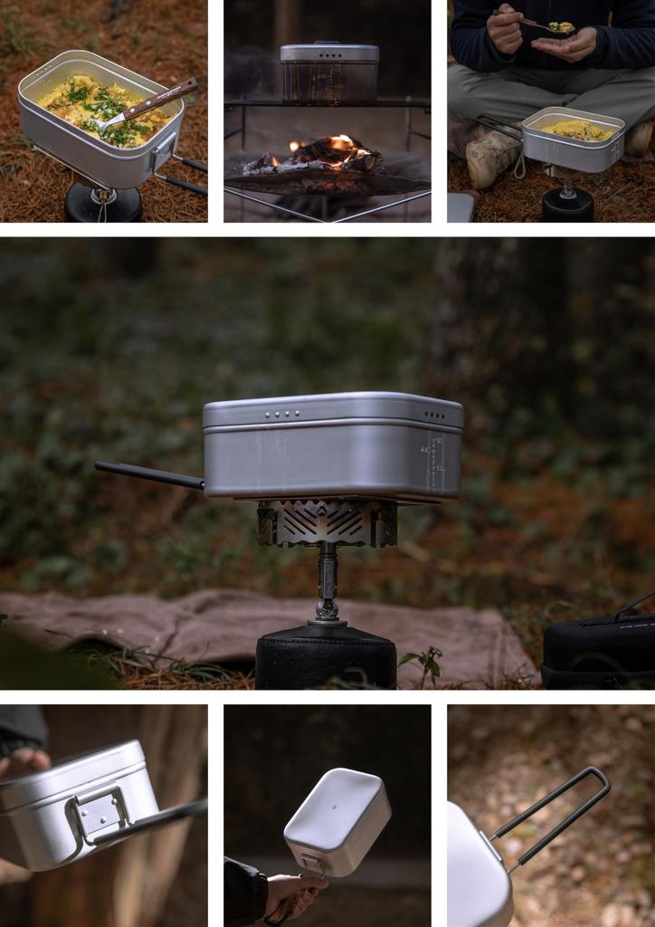 CAMPING MOON S-2013 Extra Dickes Kochgeschirr 2 Tassen