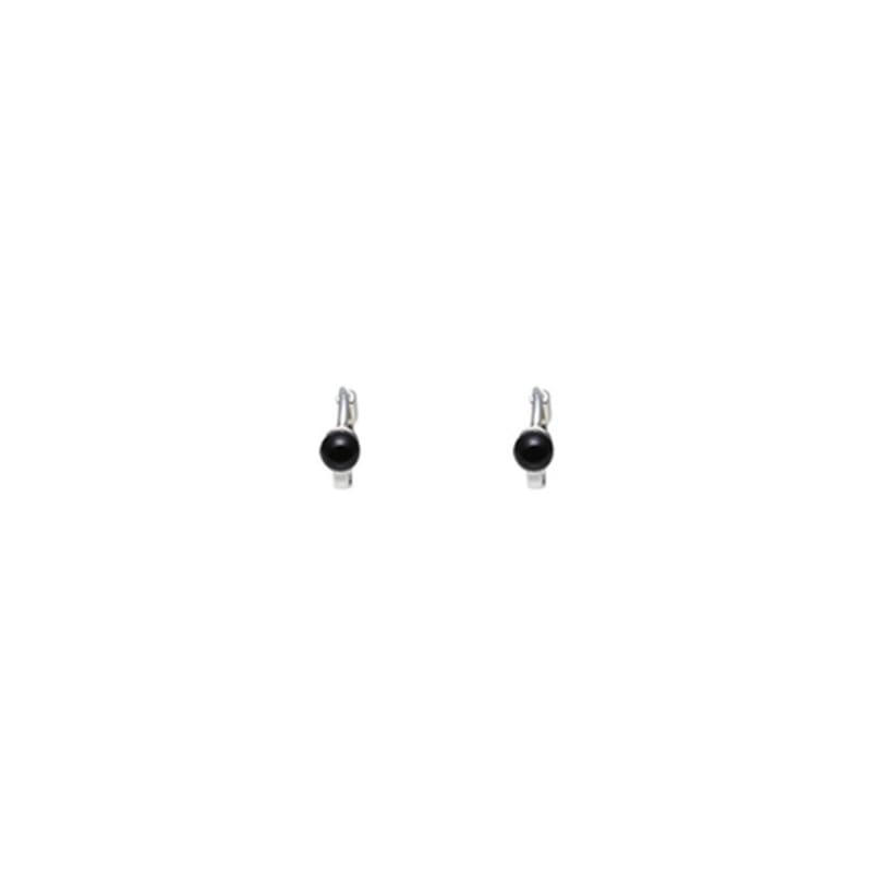 LEYIE MINI ONYX HOOPS