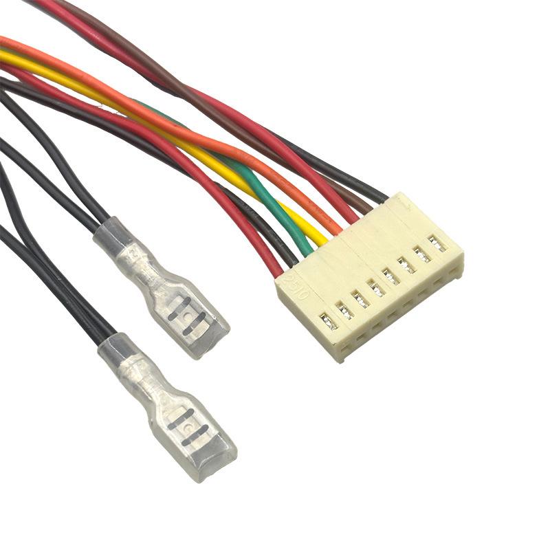 2510 to 187 Straight Terminal Spring Wire Harness for Game Console Control