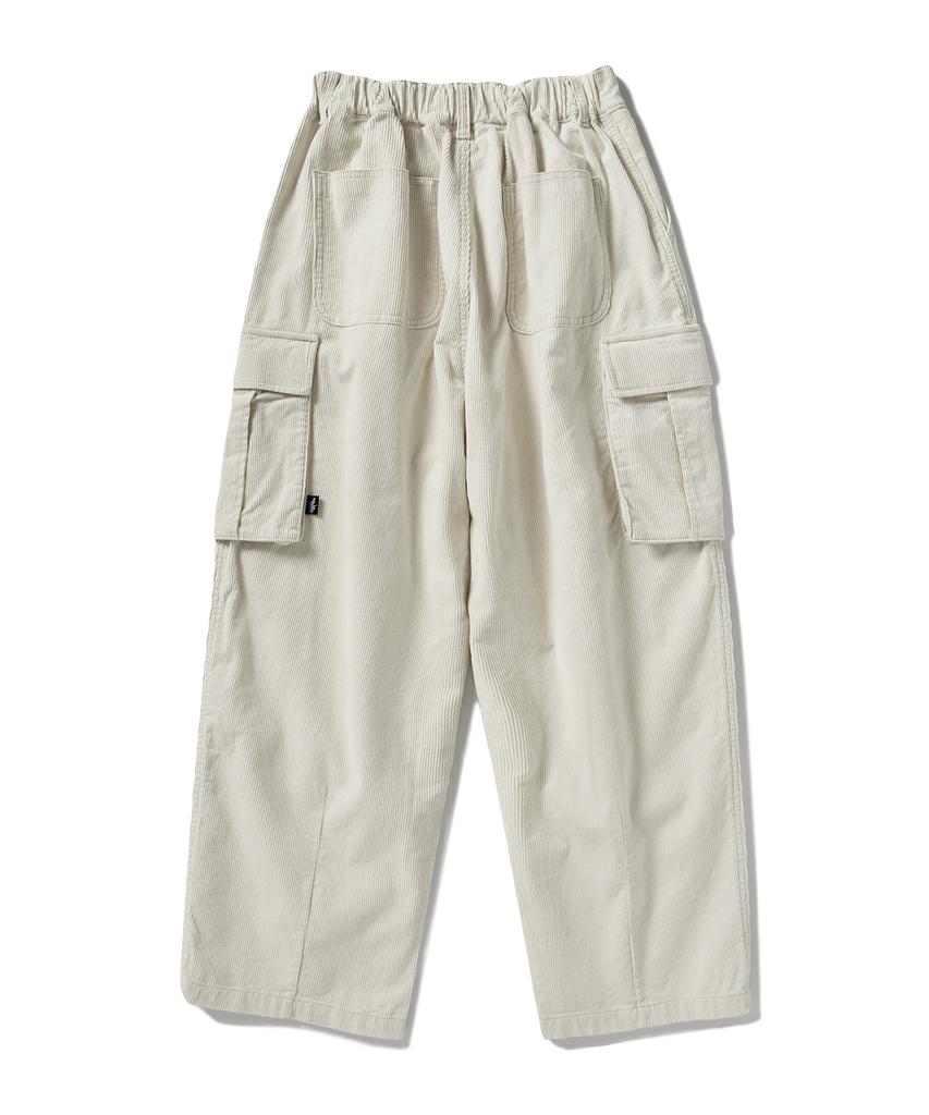 Peullukeu Corduroy Cargo Pants Ivory Fpt115