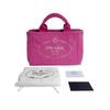 Canvas Canapa Tote Bag Denim Pink Women BN2439 Used