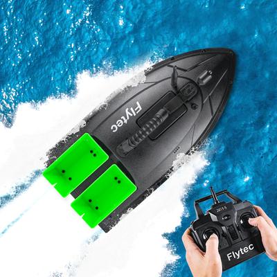 Flytec Fishing Bait Boat 500m Remote Control Bait Boat Dual Motor RC Fish Finder 1.5KG Loading with
