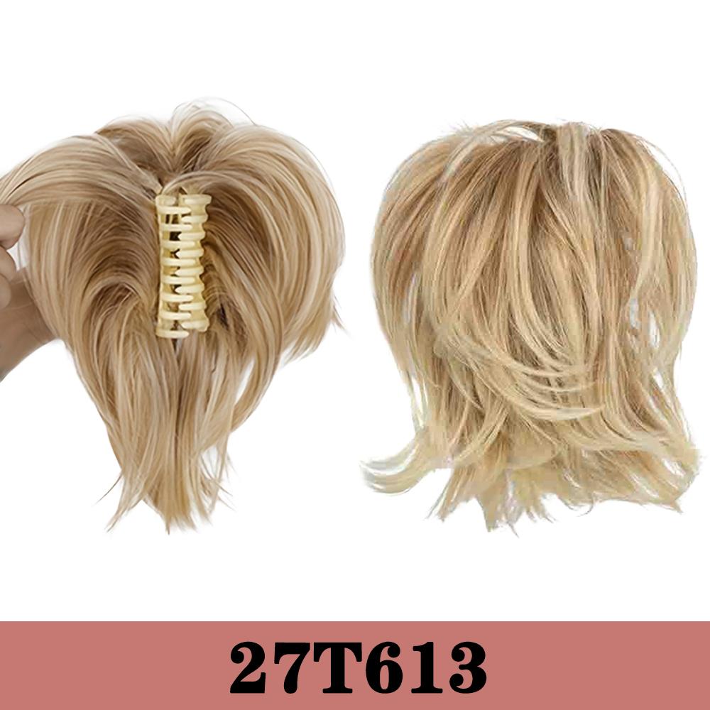 

MISSQUEEN DIY Деформируемый Хвост Синтетический Хвост-Краб Короткий Волнистый Хвост для Женщин для Повседневной Носки 20cm